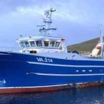 Trawleren Vesturvarði landede i ugen en last på 116.000 pund hvoraf det meste som var i lasten var 100.000 pund torsk. foto fs fiskur.fo