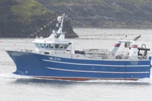 Trawleren Vesturvarði landede i ugens løb en last på 40 tons, hvoraf det meste var torsk. foto: jn-Fiskur.fo
