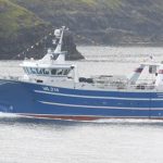 Miðvágur landede trawleren Vesturvarði i sidste uge en fangst på 25 tons, overvejende torsk og kuller. foto: JN.fo