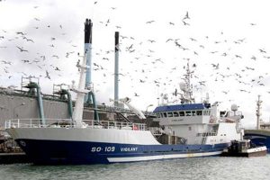 Fiskemelsfabrikkerne får tilført råstof over store afstande.  Foto: Vigilant  Fotograf  HHjerm