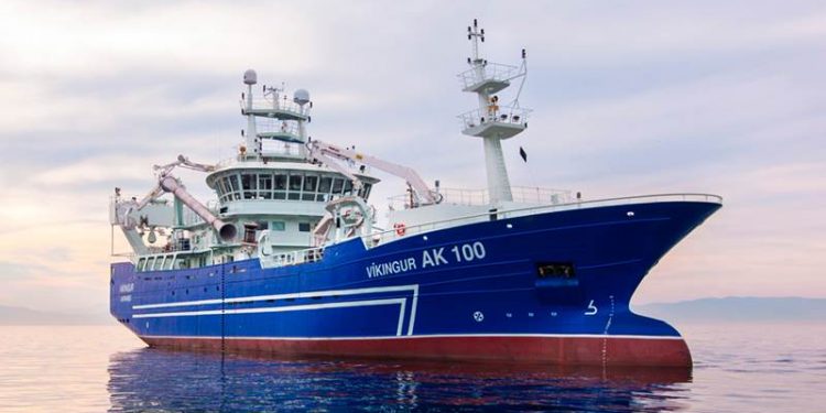 Brim’s pelagisk fartøjer har landet 5.000 ton blåhvilling i Vopnafjördur