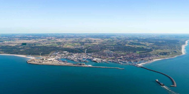 Visualisering af Havneudvidelsen i Hirtshals - Hirtshals Havn