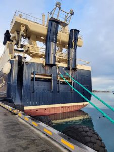 Dette var et slæb på 900 tons, og trawlskovlene var næsten ikke berørt,« forklarer Hjörvar Hjálmarsson. foto: Vónin