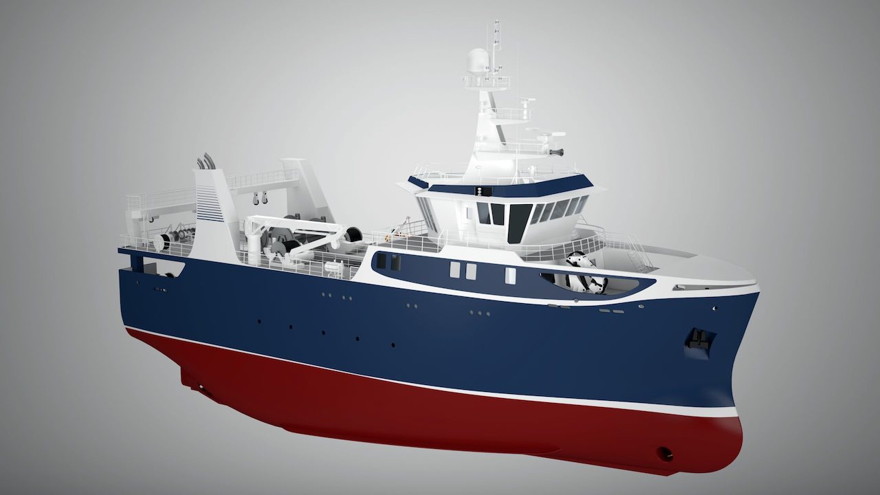 New trawler design showcased at Scottish Skipper Expo. photos: WBE