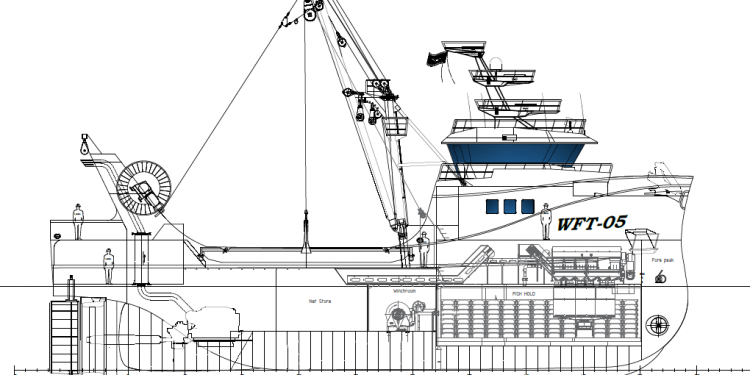 Nybygning »Werft« i Holland Urk