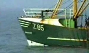 Den forsvundne belgiske trawler er fundet. Foto: Z 85 Morgenster