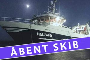 HM 349 »Stefanie« holder åbent Skib i Hanstholm  foto: Åbent skib på HM  349 »Stefanie«