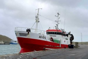 Norsk fiskebåd i nød på Skagerrak – to personer evakueret. Foto Erik Ruby