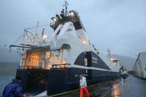 Akraberg landede 920 tons frossen torsk i Fuglefjord