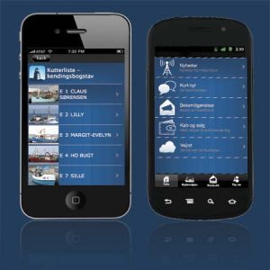 Flere mobile app`s med interesse for fiskerne.  Foto: FiskerForum