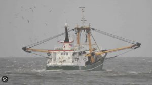 Hollandsk bomtrawler (ikke med i narkosmugleriet - arkivfoto: FiskerForum arkiv