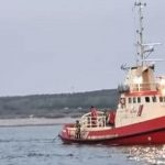 Hanstholm Havn: Fiskefartøj ramte en »sandpude« og fik retning molen i nat. arkivfoto: Hanstholm Redningsstation