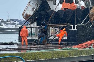 Som en af de sidste faggrupper på transportområdet har fiskerne nu fået ny overenskomst på plads. Den er indgået mellem 3F Transport, Danmarks Fiskeriforenings Producent Organisation og Danmarks Pelagiske Producentorganisation og rækker 3 år ud i fremtiden. foto: Erik Ruby FiskerForum.dk