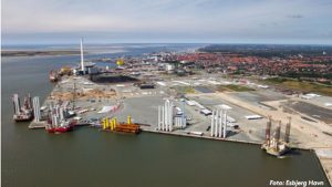 Ny rapport advarer: Danmarks klimamål trues af manglende havneplads foto: Esbjerg Havn