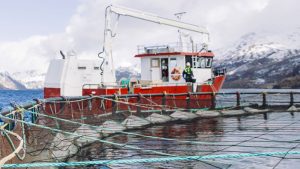 Norge: Ingen personskade efter brand i en Nordlaks-båd. arkivfoto: Nordlaks