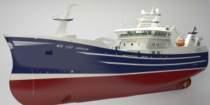 Islændinge bestiller nye fartøjer ved Karstensens i Skagen. Foto: »Börkur« bestilt af Sildarvinnslan og som bygges af Karstensens Skibsværft i Skagen