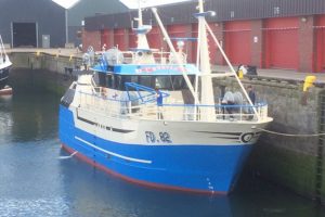 I Klaksvík landede den mindre trawler Búgvin 5.5 tons fisk, hvoraf det meste var havtaske. foto: Bugvin - Kiran J
