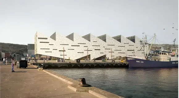 Sea Center Hanstholm bliver en del af det kommende havnedomicil »Fiskeriets Hus« foto: Hanstholm Havn