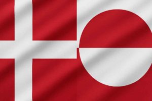 dansk og grønlandsk flag