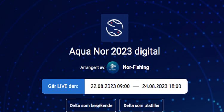 Den digitale messe af Aqua Nor er nu åben for alle, der har købt billet til udstillingen.