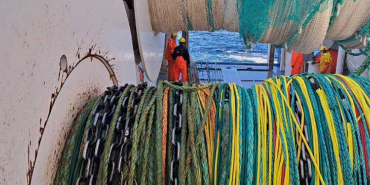Trawlfabrikant udstiller på DanFish 2023 foto: Egersund Trawl