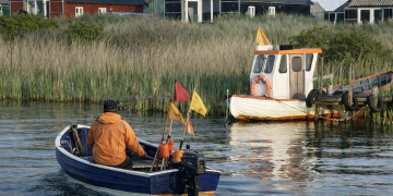 Ringkøbing Fjord har i årevis været genstand for debat om kvælstof, miljøtilstand og belastning fra oplandet. foto: FiskerForum.dk