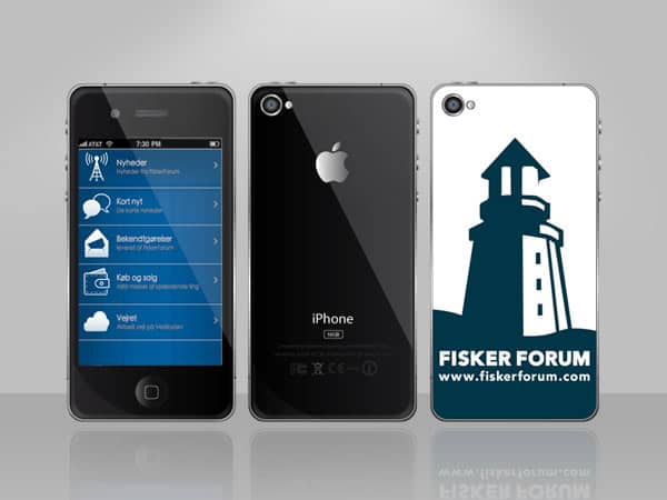 Read more about the article Nyt, smart og Gratis FiskerForum skin til din Iphone4.