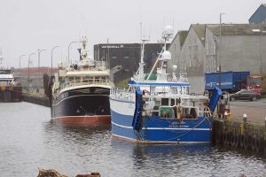 Ja, det ér skadeligt for fiskere og havne med CO2-afgift. Foto Erik Ruby
