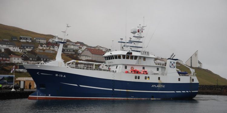 Norske Atlantic ankommer til Færøerne