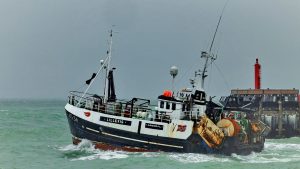 Tre trawlere er opbragt af den norske kystvagt - nu skal alle tages foto: Sejberg Skibsbilleder