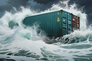 46 containere tabt i havet og driver land i Skagerak