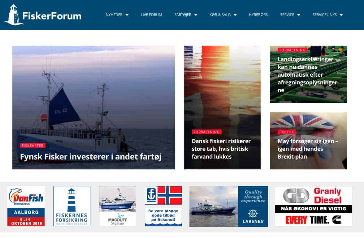 Read more about the article Ny FiskerForum hjemmeside til fiskerne og fiskerierhvervet