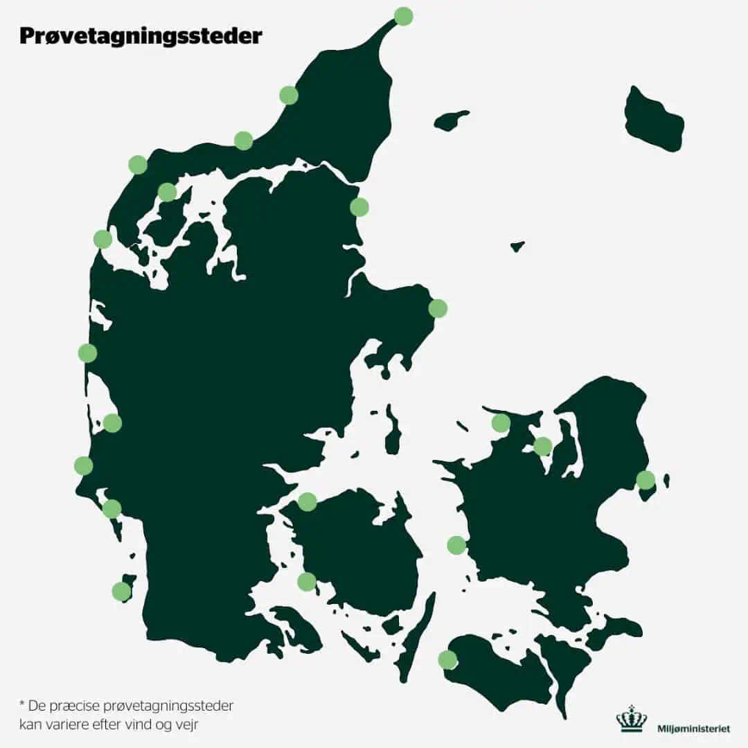 Read more about the article Nu skal der  testes for PFAS på 20 lokationer langs Danmarks kyster