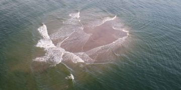 Sandrevle ud for Nr. Lyngby kysten - peer d kristensen