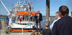 sektionsleder ved skaldyrscentret jens Kjerulf Petersen - DTU -foto: Jens Henriksen 