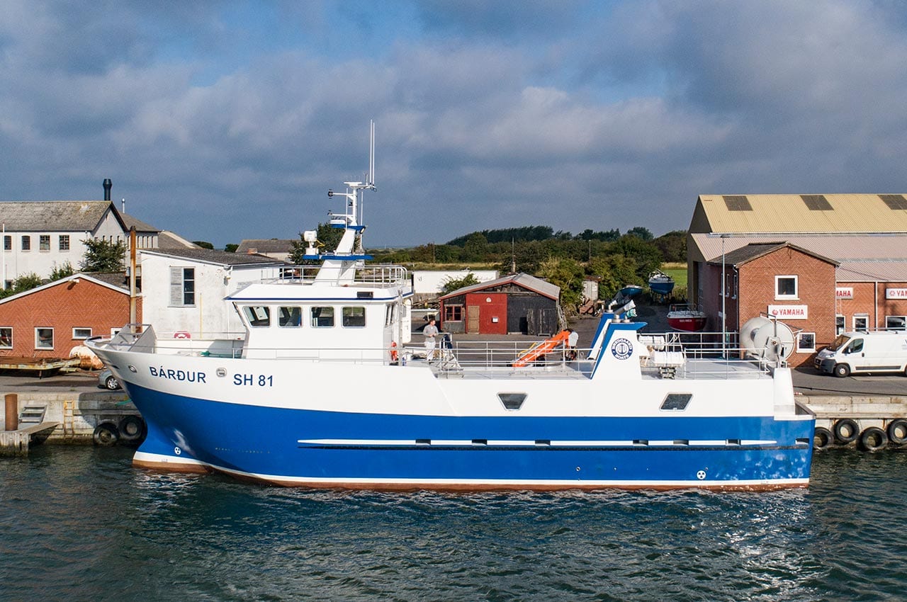 Read more about the article Nybygning SH81 Bardur – Bredgaard leverer Islands største Glasfiber-fiskerfartøj