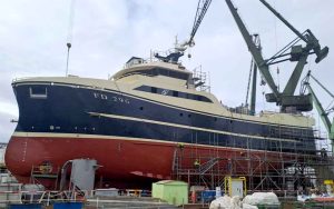 Ny trawler på vej til Skagen – Sjúrður Tollaksson nærmer sig færdiggørelse