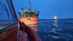 Redningsmænd fra Skagen i juleaktion. Foto Skagen Redningsstation