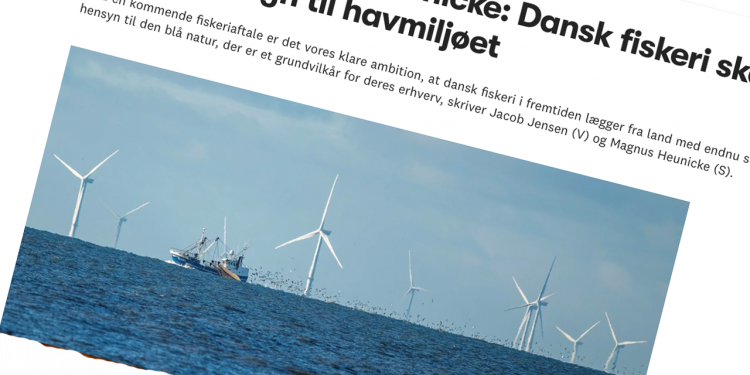 Jensen og Heunicke: Dansk fiskeri skal tage større hensyn til havmiljøet Snapshot Altinget Debat