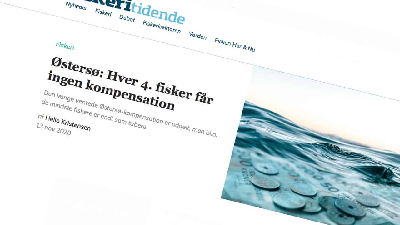 Read more about the article Fiskeristyrelsen kommer med præcisering af Østersø kompensationen – men den rækker som en..
