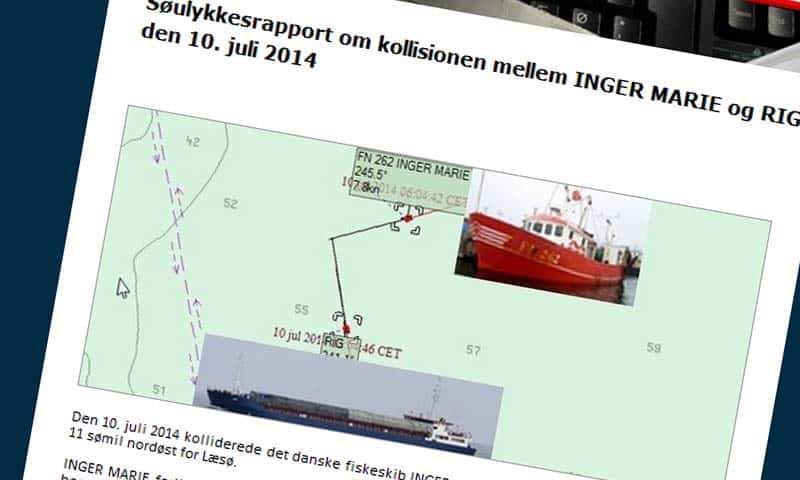 Read more about the article Søulykkesrapport om kollisionen der kostede en dansk fisker livet