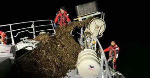 600 meter spøgelsesgarn fundet af fiskerikontrollen - Landbrugs og Fiskeristyrelsen