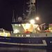 Færøerne: Frossen torsk landet i tonsvis i Kollefjord - Foto: Fiskur.fo