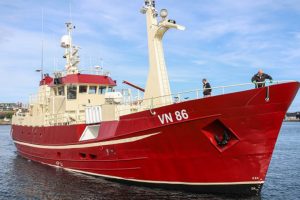 Færøerne: Garnfiskerne lander hellefisk og havtaske foto: Tugvursteinur Fiskur.fo