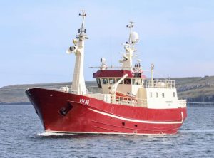 I Tórshavn landede garnskibet Túgvusteinur landede i ugens løb en last på 4,5 tons hvoraf det meste var havtaske. foto: Kiran J