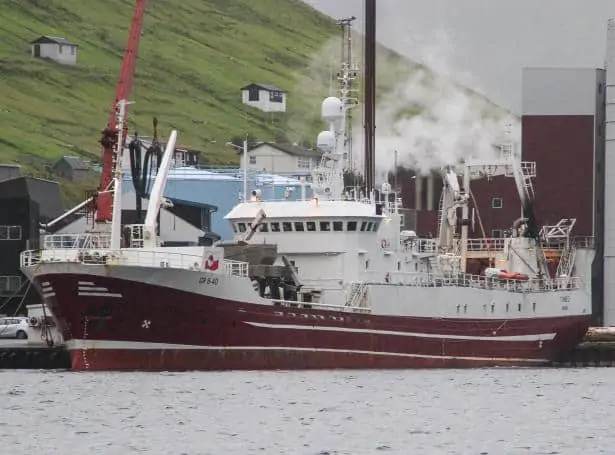 Det grønlandske fartøj Tuneq landede i sidste uge en last på kun 50 tons makrel til Pelagos foto: Kiran J