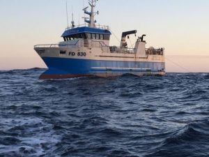 I Leirvík landede den mindre trawler »Sigatindur« i sidste uge  27 tons fisk, hvoraf 12,4 tons var havtaske